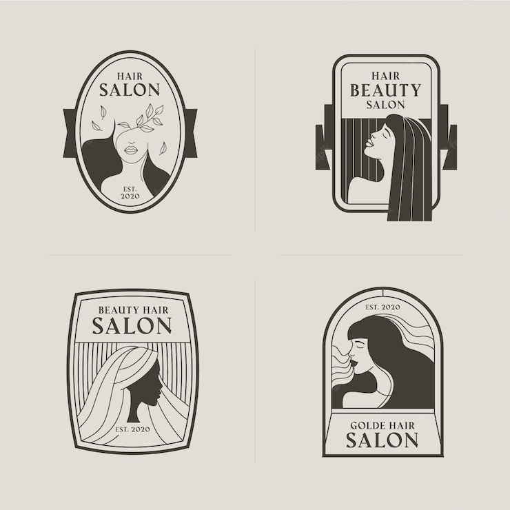 Logo salon thu hút cho salon nữ